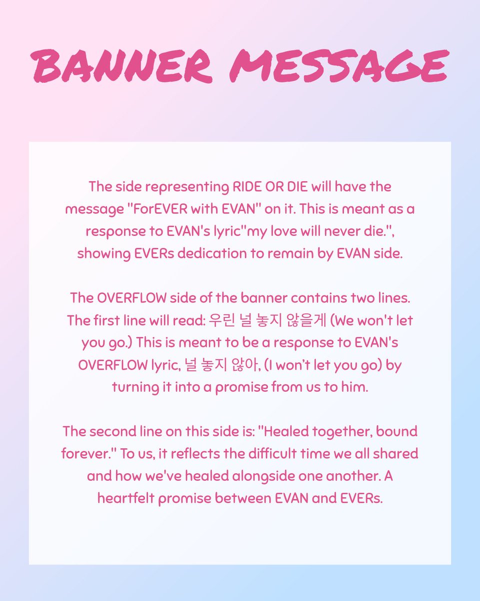 Heelysium's tweet photo. EVERs! We are organizing a fan banner project for EVAN at KCON USA 2026! 

Please help us spread this and consider donating to our crowdfunder for the project. The QR code will be in the comments.

Credits to the lovely @Cok3y_J for designing such beautiful banners for us! https://t.co/0vGA69y35y