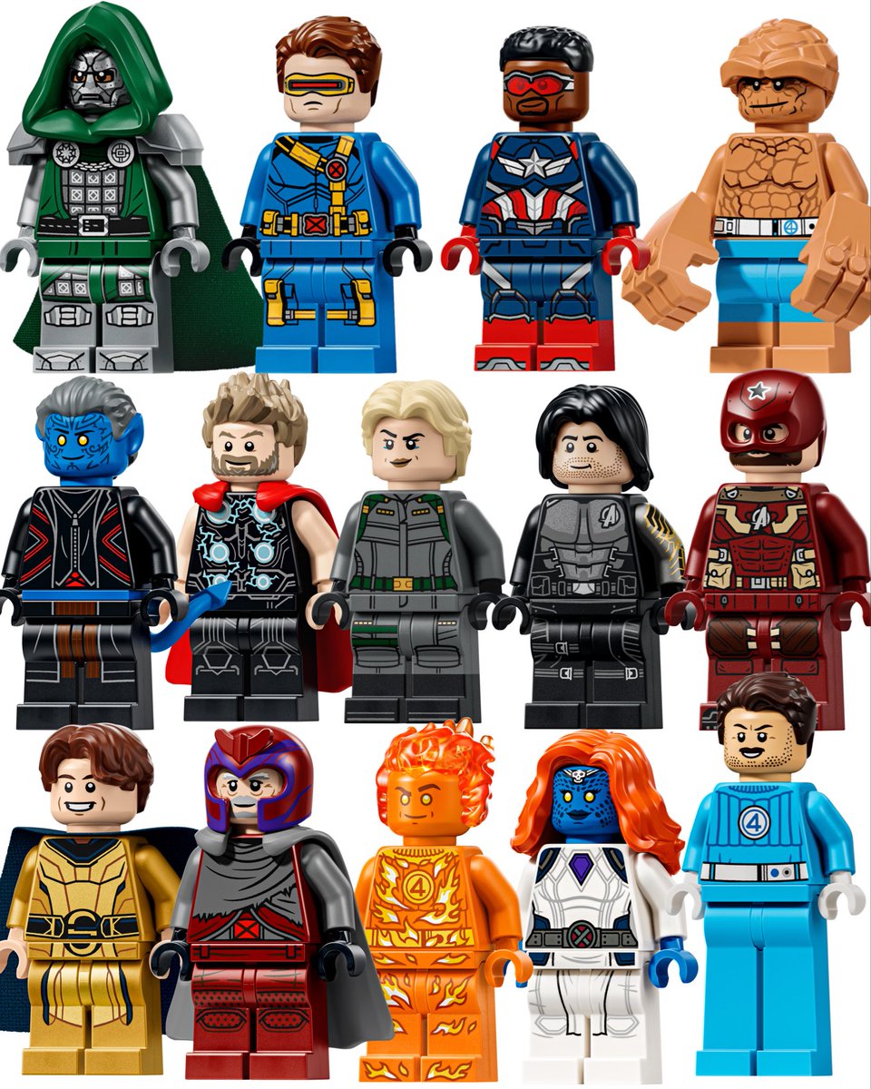 the_brick_news's tweet photo. All 14 new LEGO Avengers Doomsday Minifigures!

Sets coming in October. https://t.co/QhgRSxpPMt