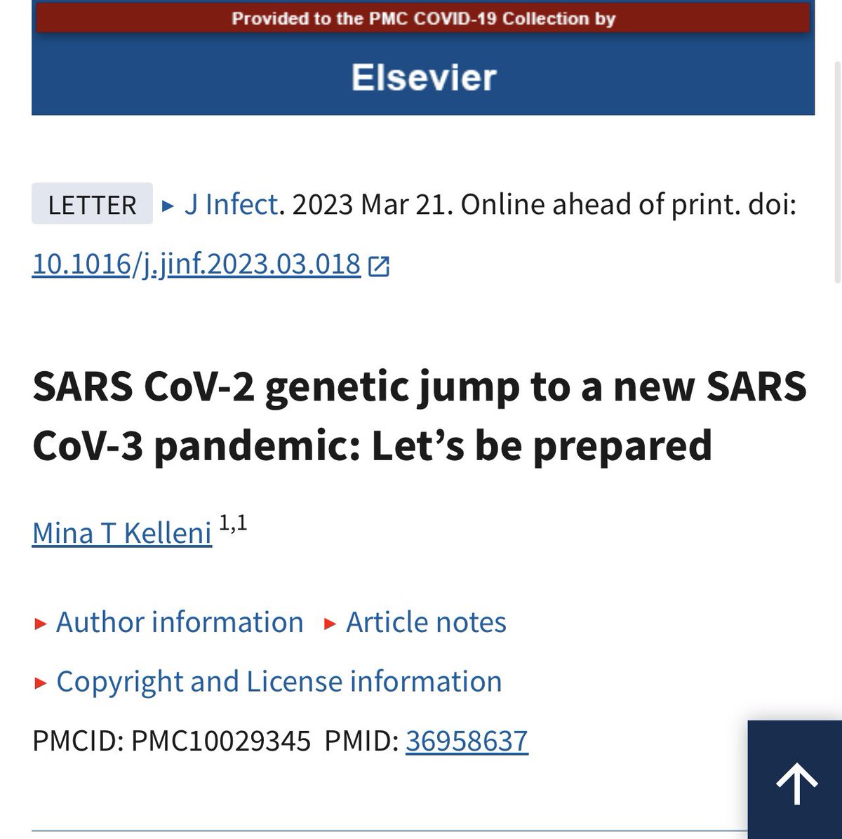 Nutrialexandre's tweet photo. "SARS CoV-2 genetic jump to a new SARS CoV-3 pandemic: Let's be prepared"

Excerpt from paper💉🦠🫀🫁
[Therefore, I suggest that whenever the world would reach the highly anticipated SARS CoV-2 stasis, we should prepare ourselves for a most probably inevitable SARS CoV-3 pandemic https://t.co/kN0YH8OvbC