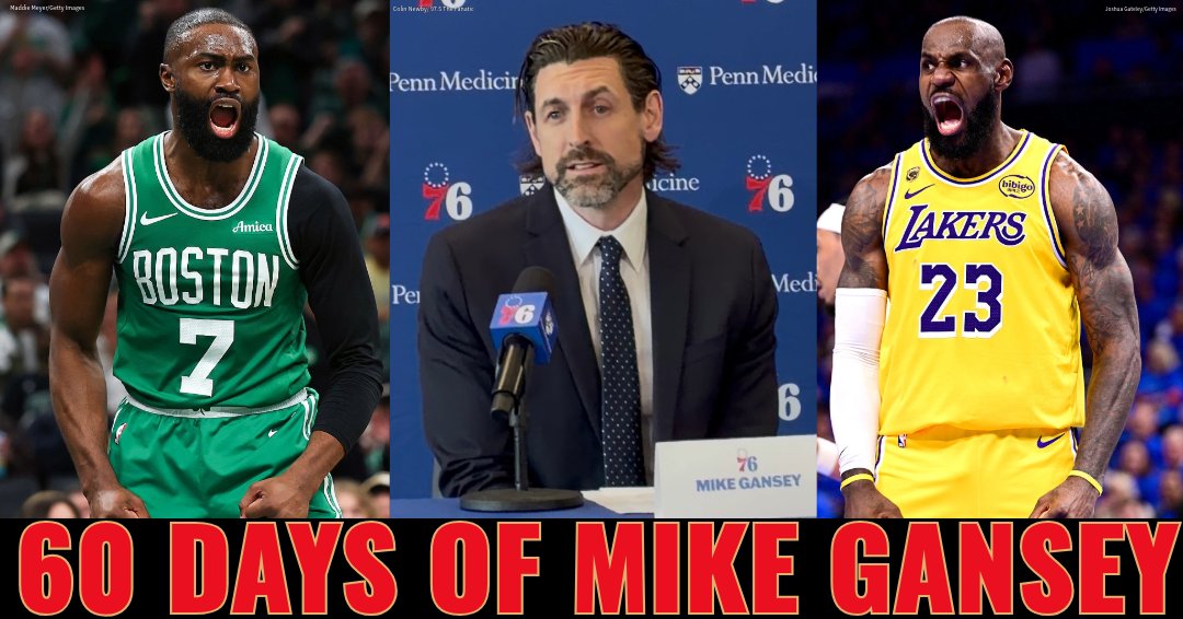 975TheFanatic's tweet photo. 58 days ago, the Sixers hired Mike Gansey. Since then, they have...

-Traded For Jaylen Brown
-Signed LeBron James
-Signed Dean Wade
-Signed Anfernee Simons
-Signed Kentavious Caldwell-Pope
-Drafted Labaron Philon
-Restored The Faith of Sixers Fans

Did Gansey have the best first 2 months ever for an Executive? 

#sixers #nba #basketball