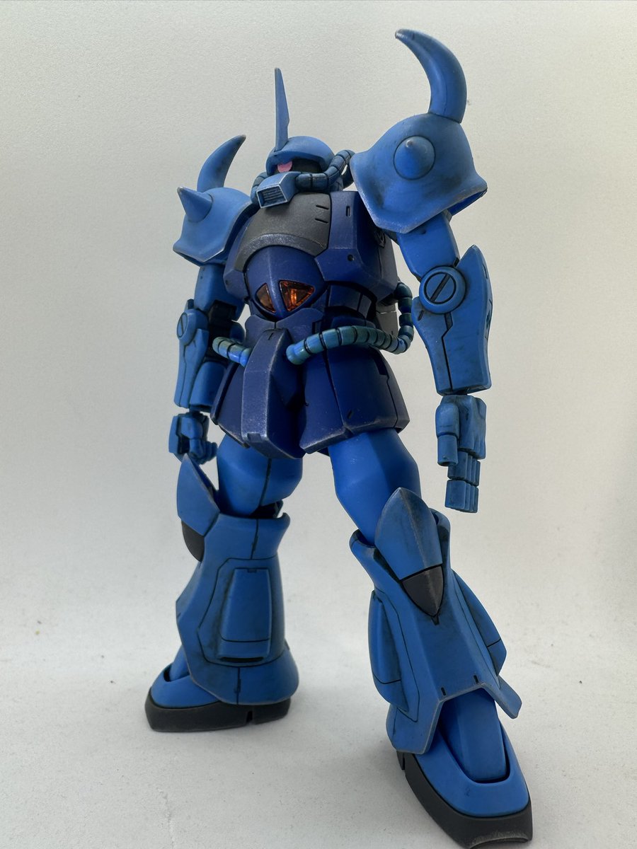 KYN11_CERIKA's tweet photo. HG グフ完成しました〜
久しぶりにファーストのキット作ったけどシンプルでいいなぁ
無塗装にウェザリングとチッピングのみで仕上げ。

#ガンプラ
#プラモデルライフ
#ガンプラの画像を貼るとRTされると聞いて https://t.co/XjqTlhgNPf