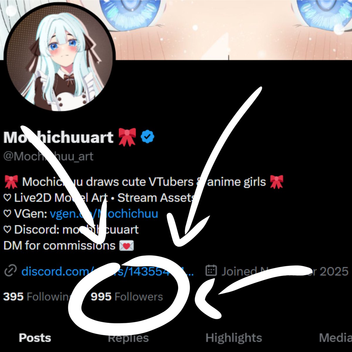 Mochichuu_art's tweet photo. AAAAAA only 5 more followers until 1K...😭💖

If my post just showed up on your timeline, let's be art moots!
#artmoots https://t.co/K0kS0EMsZc