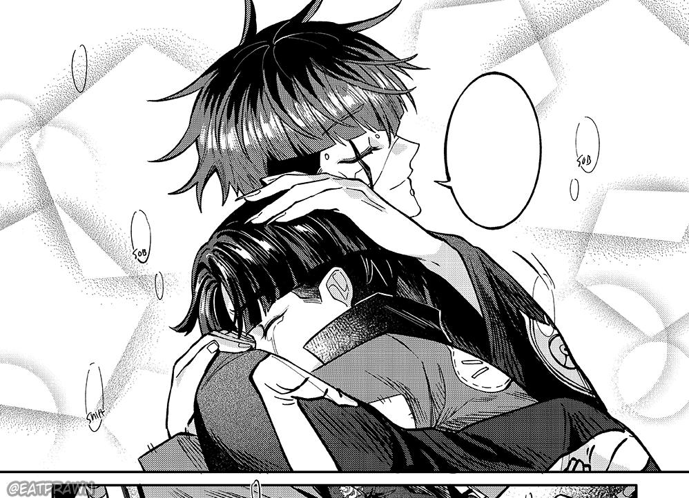 eatprawn's tweet photo. 👁️🧢
Some wholesome panels from my doujin that I really like https://t.co/EiStmK8qS1
