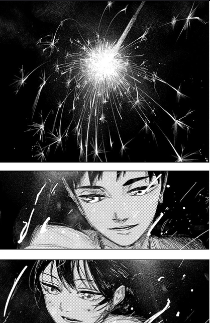 Jakuri_0's tweet photo. Like how did he manage to get MOTION BLUR on PAPER using ONLY a monochrome color palette. https://t.co/A8lyEzGTEK