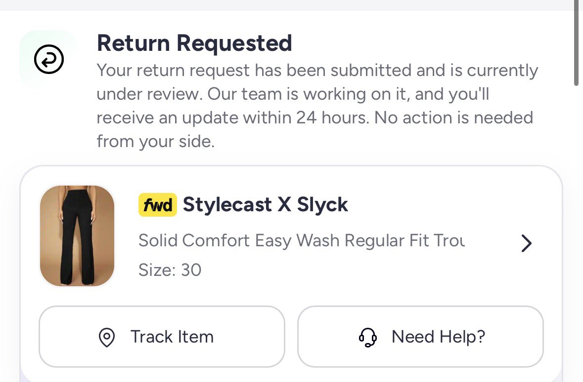 preeyah9999's tweet photo. @MyntraSupport pathetic …your delivery partner cancelled the return and you advised me to request again only to tell me that you are REVIEWING it again!! Why harass customers??? https://t.co/eETeUhndhf