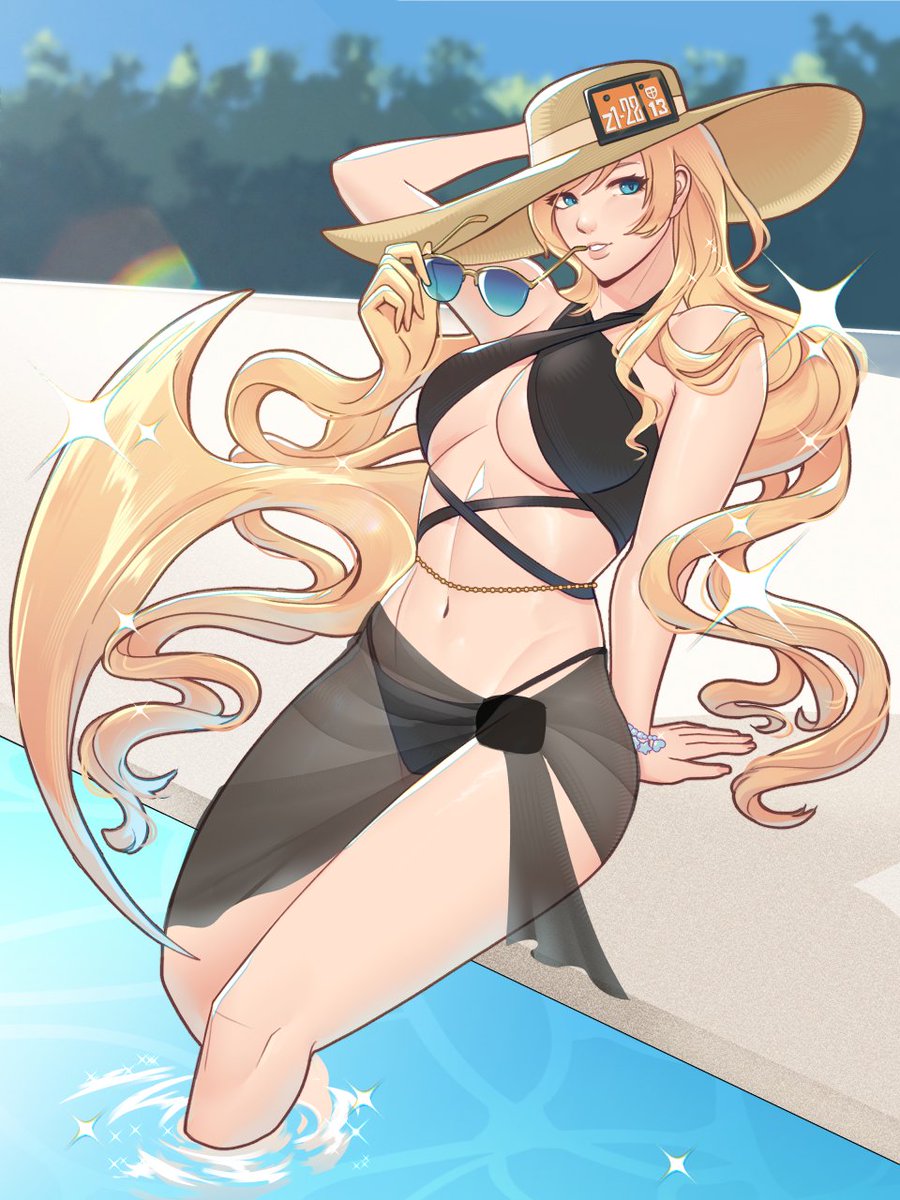 skullworms's tweet photo. Millia summer skin (I made it up) https://t.co/n5BCmRUZR3