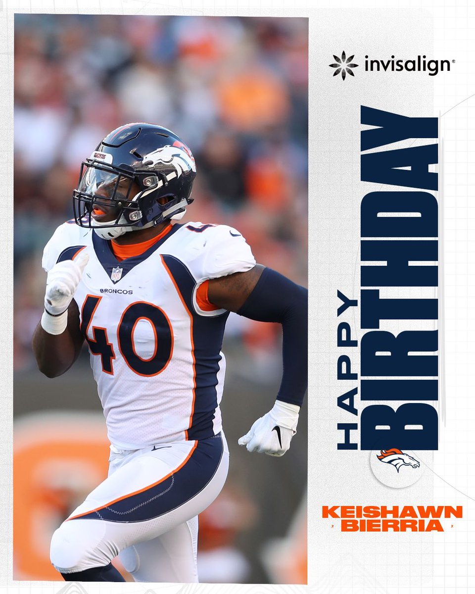 Broncos_Legacy's tweet photo. RT to help us wish former @broncos TE @JoelDreessen and LB Keishawn Bierria a happy birthday! 🥳 https://t.co/LLiCWrP0Kw