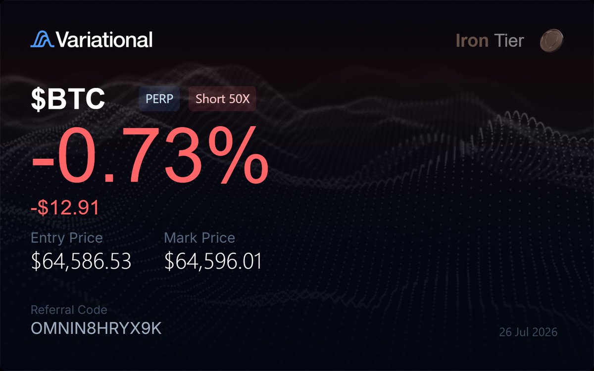 _ak_2424's tweet photo. Trade on @variational_io 

https://t.co/Brjt5u5lmM https://t.co/wezCsvMDPR