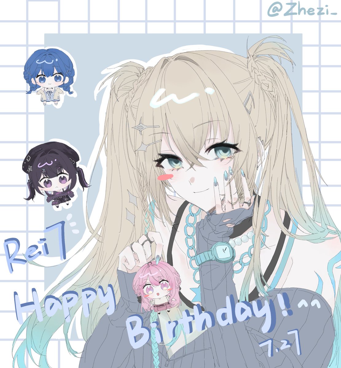 Zhezi_'s tweet photo. #ReiOut #Rei7_HBD_2026 https://t.co/s5L2AllCwx