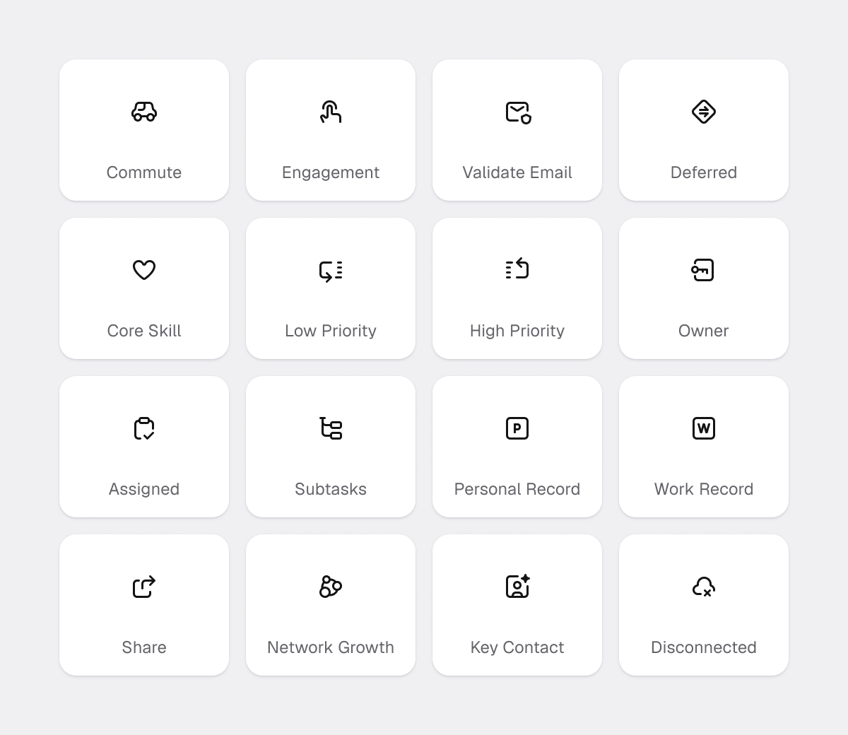 noptar's tweet photo. Created 500+ custom icons for the Empower Associates CRM, inspired by platforms like Iconic, Iconfinder, and more.

Built as a consistent visual language to support the product’s workflows and design system.

#ProductDesign #DesignSystems #IconDesign https://t.co/i6YPA7iDdo