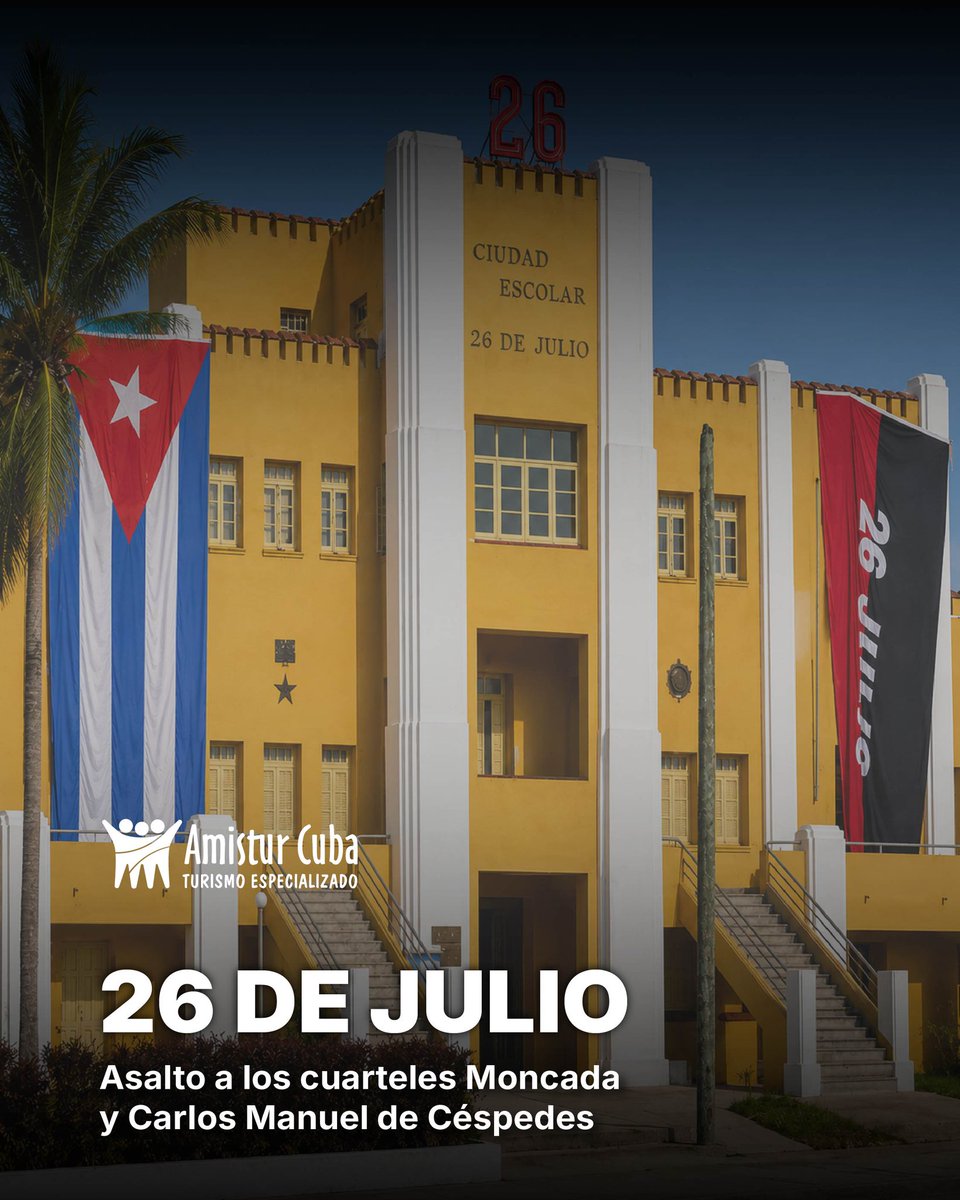 AmisturCuba's tweet photo. Hoy recordamos la valentía, el grito de libertad y a los jóvenes que perdieron la vida por la libertad de nuestro pueblo. https://t.co/I4RGUamUWB