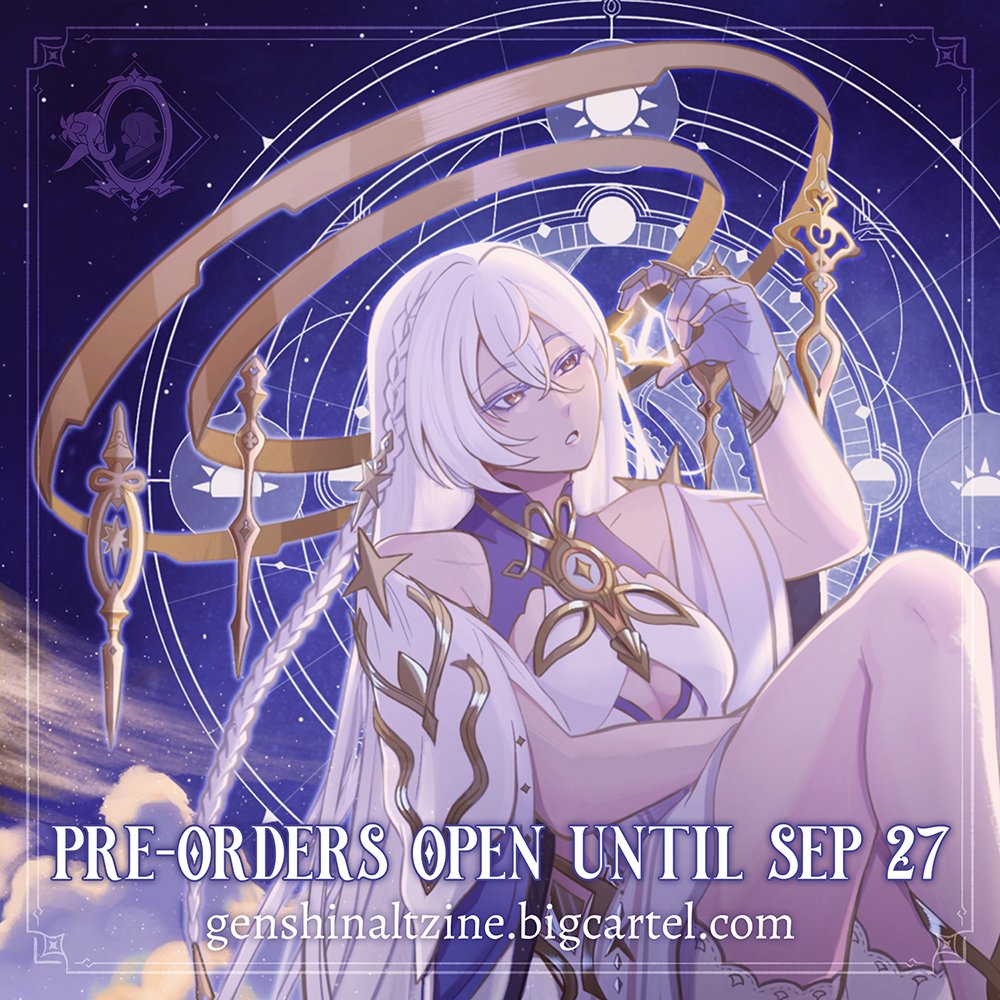 genshinaltzine's tweet photo. « Through The Looking Glass »

【Pre-orders: NOW OPEN】

"Traveler, Traveler, it is time! Come, come, grab your Mora, don't keep Paimon waiting!"

Our pre-orders are officially OPEN, until September 27th! Check the thread below for more information!

🛒 https://t.co/uq6uHAjATO 🛒 https://t.co/5PyOSE7HOc