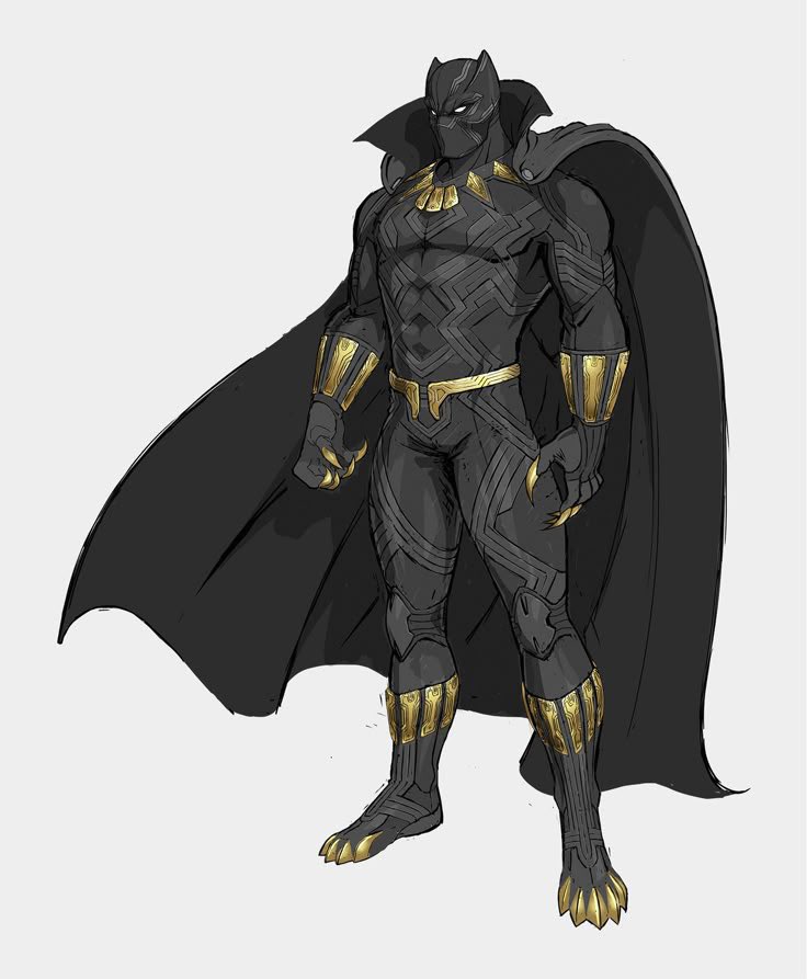 DoomBlazer_'s tweet photo. I NEED David Jonsson’s Black Panther to have a cape🙏 https://t.co/Q8NCcddxnz