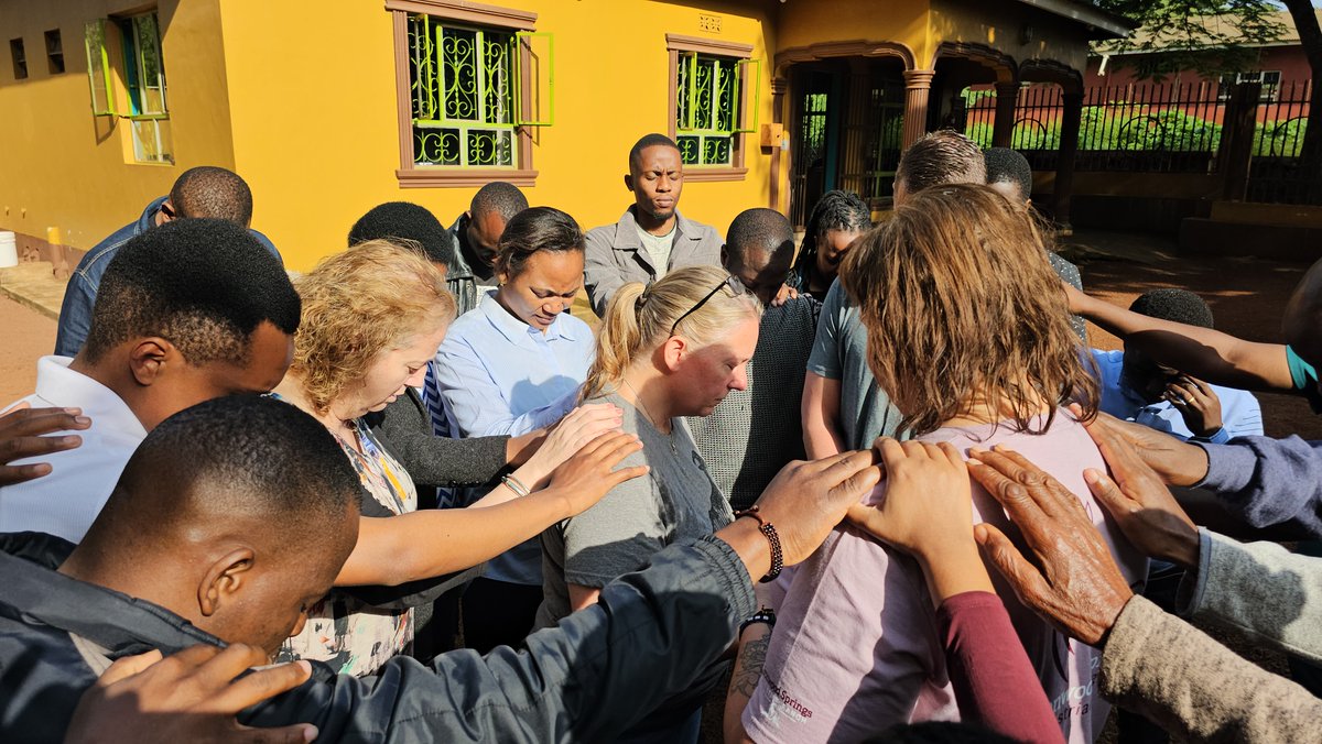 Givegoat's tweet photo. “For where two or three gather in my name, there am I with them.” — Matthew 18:20. These powerful moments of prayer epitomize Food For His Children's mission. #Prayer #Tanzania #Gospel #FoodForHisChildren #Nonprofit https://t.co/7ybYnGLnhh