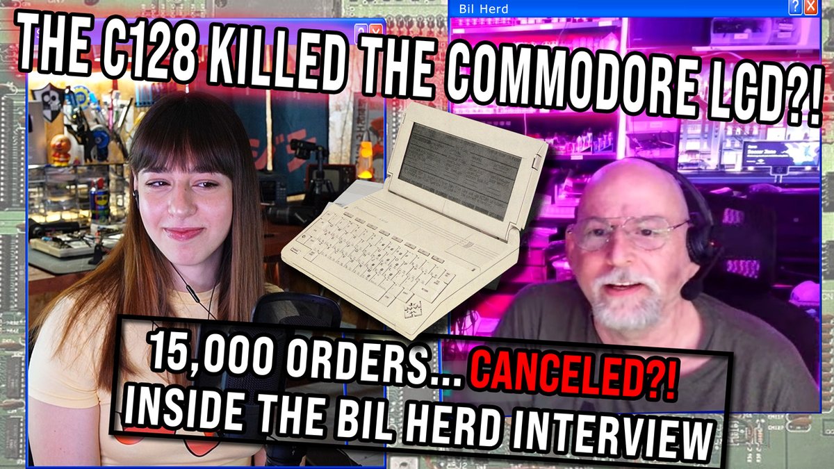 EleonoraSayaka's tweet photo. I had the privilege of sitting down with Bil Herd, the lead hardware engineer behind the Commodore 128, to talk about the people, the projects, the challenges and the stories that never made it into the manuals
Stay tuned! 👀 https://t.co/am3aZe1ct8