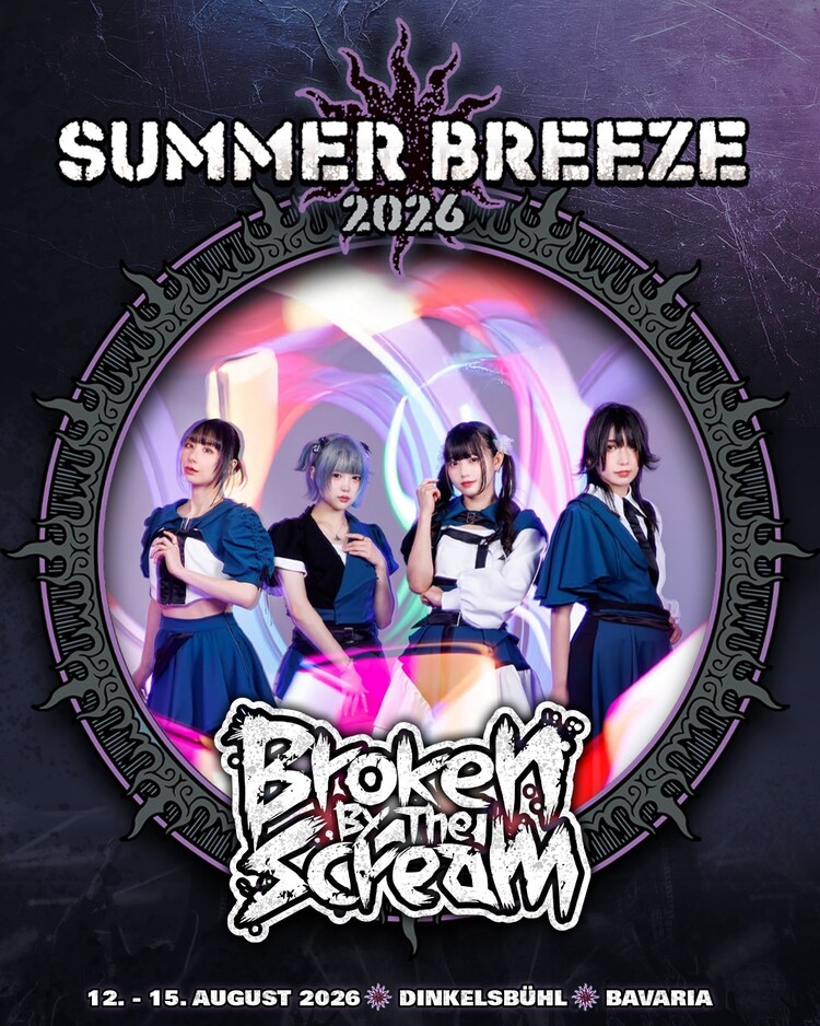 BBTS_koushiki's tweet photo. Broken By The Screamの最大の夏がまもなく始まります...!! 今年で3度目のヨーロッパツアーはゾンビバンドと共に。
超大型フェスのWacken...Summer Breeze...Reload Festival、9か国を巡る大きなツアーとなります。

ぜひ皆さんの応援の声をSNSのコメントなどでも聴かせてくださいね!!

そして世界各地で応援して下さるあなたに朗報です!!
7/29 現地時間12:00(日本時間19:00)からMAGENTA TVでBroken By The ScreamのWackenの様子が放送されるそうです!! ぜひチェックしてくださいね!!
https://t.co/ZfsZlc5Lrg