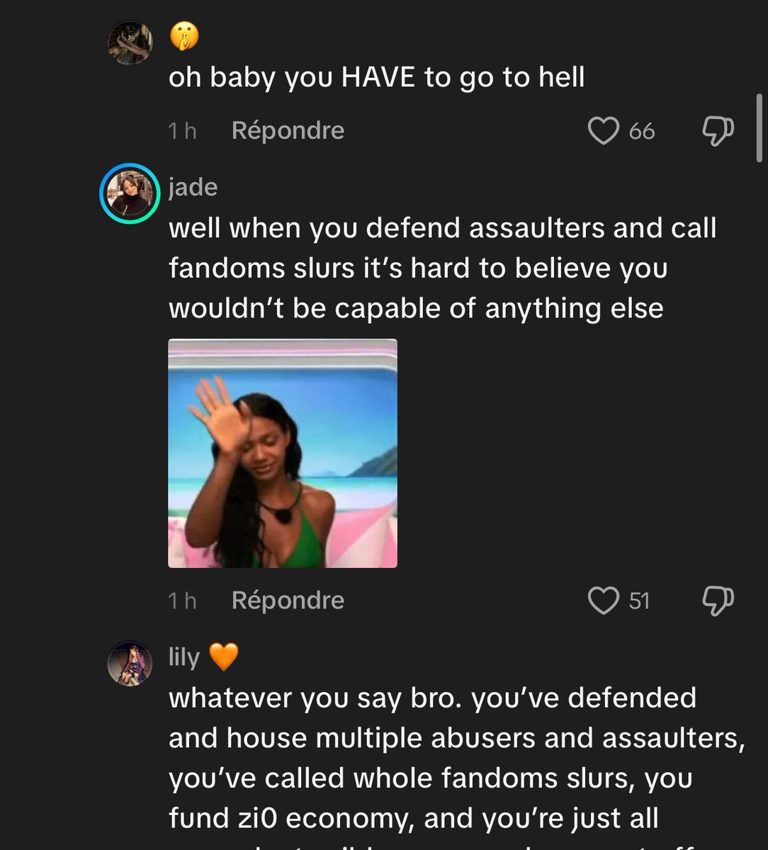 tatumkaayy's tweet photo. people responding to his comment is horrible and crazy like stfu he’s not going to hell, not a pedo and not housing a rapist get your facts straight before hating on people who have and still cared about there community endlessly

if u don’t have tt or it’s not available: https://t.co/CmsqhIeGd7
