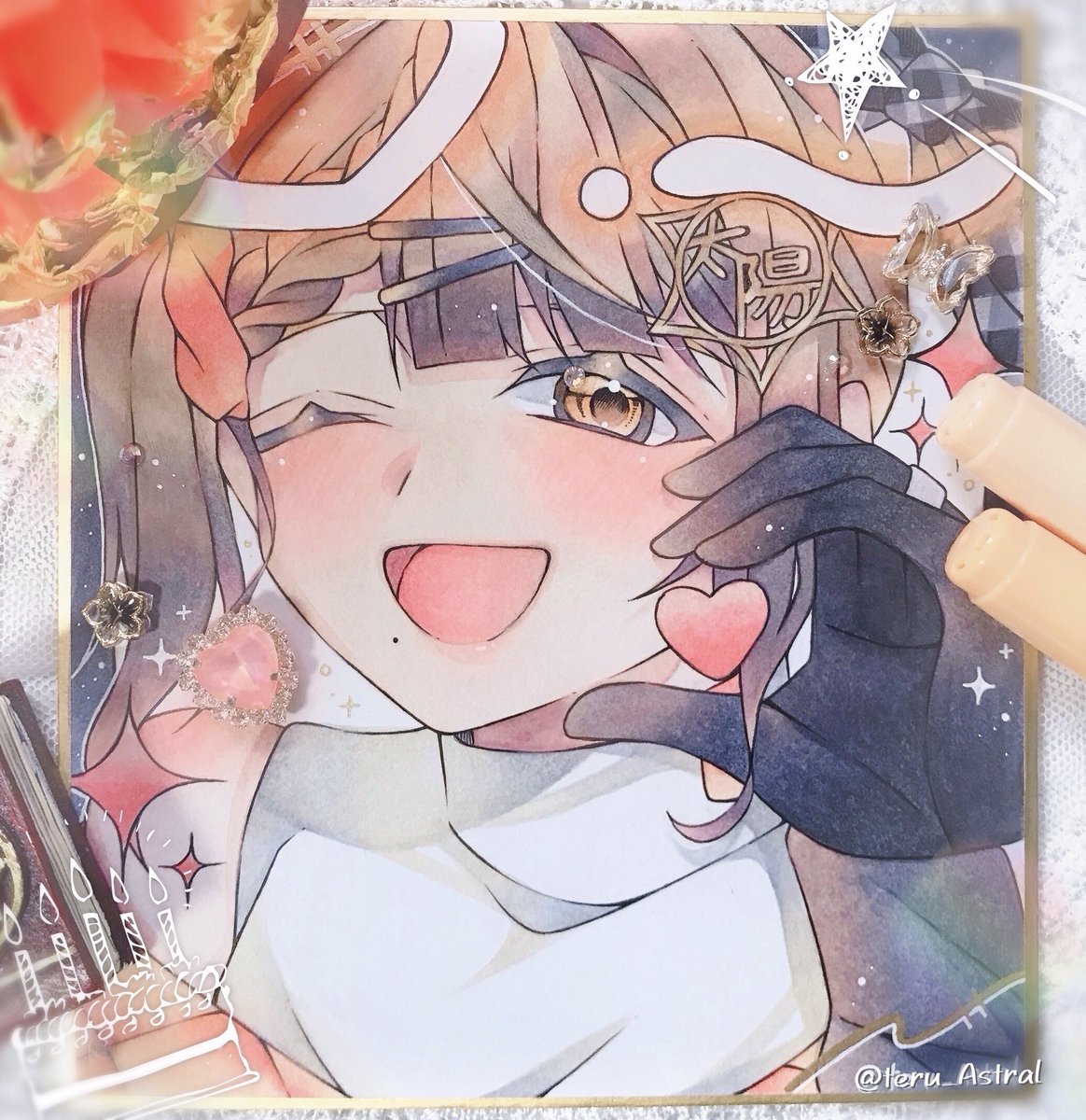 teru_Astral's tweet photo. 爆誕した~.ᐟ.ᐟ“(◍ ´꒳` ◍)🌼*･
低浮上で失踪常習な私ですが、今後も何卒よろしくお願いします♩ ܸ https://t.co/sWDZ68R5Ry