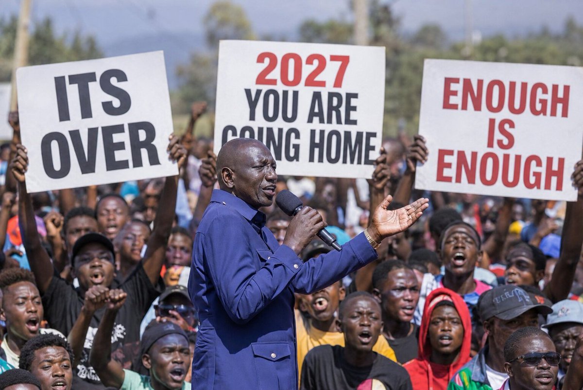 sholard_mancity's tweet photo. Calling the opposition an "existential threat" right after Sifuna flooded Bungoma isn’t Strength, it’s pure psychological panic.🚨

Let me explain 

​Ruto is copy-pasting Biden’s US rhetoric, but here’s why it’s collapsing:

​1️⃣ Amygdala Hijacking: When your economic record is indefensible, you stop arguing policy and start targeting survival instincts. "Protect the children" is just a smokescreen to distract from taxes and unpayable living costs.
​2️⃣ Desperation via Loss Aversion: When you can't show performance, you weaponize fear. If you can't sell results, you tell people the alternative will destroy them.
​3️⃣ The Shrinking Base: Radicalizing your language doesn't win over angry Kenyans, it’s a desperate attempt to cage a dying base through fear.

But its already late.

​Strong leaders sell vision. 
Failing ones sell paranoia.

And this is what kasongo is.