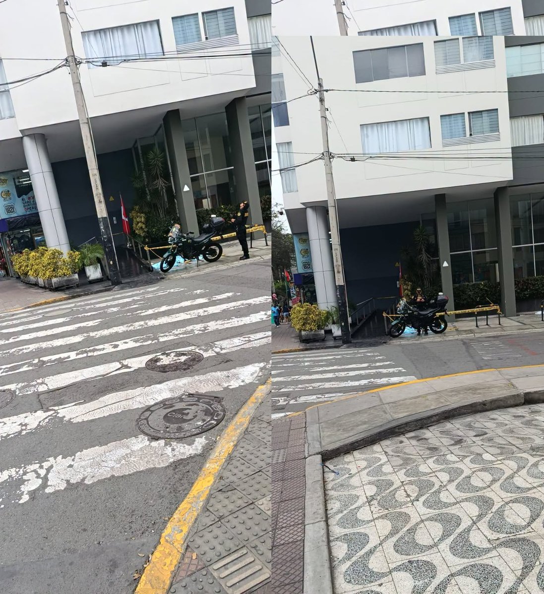 Aderly's tweet photo. 🚨 #LOÚLTIMO |  Una persona fall3'ció en la Av. Larco con Manco Capac en Miraflores. Policía investiga los hechos. https://t.co/fzPpllAgZ2