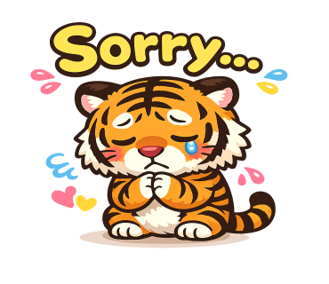 StudioKai_Stamp's tweet photo. The “Sorry…” tiger sticker is great for:
• late replies
• small, casual apologies
• moments when you want to soften the mood
Easy to use in everyday chats.
https://t.co/Bdv46Ijobw
#LINEsticker #LINEstickers #stikerline #stikerlucu #stikerimut #gemes #lucu #harimau https://t.co/nEmBVqSWSp