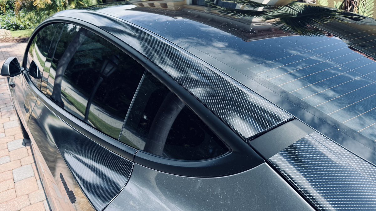 srqTagle's tweet photo. Performance Tesla Model 3 Segmented Carbon Fiber https://t.co/yvnoDgb2be