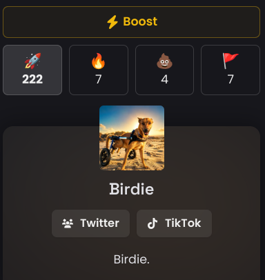 pirate68611's tweet photo. I challenge all 400+ community members to smash that rocket on dexscreener at least once a day,it helps with $Birdie trending and gets more eyes on $Birdie. https://t.co/Humpgtjhjc