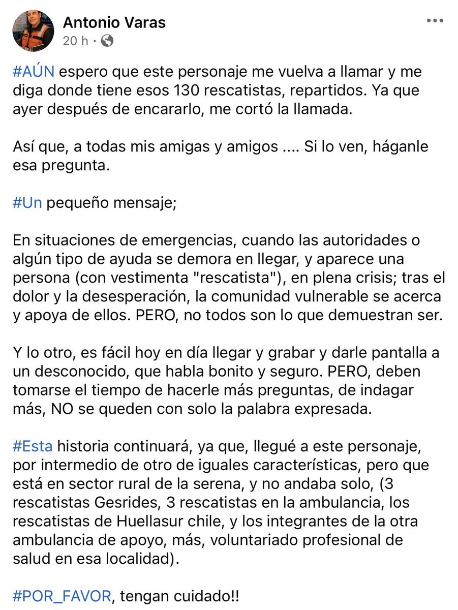 alimanouchehri's tweet photo. Ahí se les cae su montaje. La gente no les cree sus mentiras. Nunca existieron los 130 rescatistas. La gente les pasará la cuenta, sigan con sus cuentas falsas, nosotros seguiremos apoyando a nuestra gente. https://t.co/D31NKkblpL