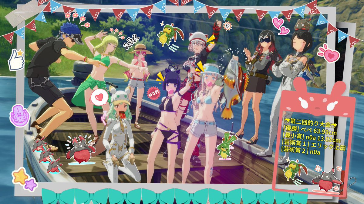 torokkochan's tweet photo. 🐟LilyPop第二回釣り大会🐟を開催してました(о´∀`о)

受賞した3人、おめでとう(*´ω｀*)🎉

3人からもらった、本大会を終えての一言はリプ欄にて紹介しておきます(о´∀`о)

※ バグにより、写真の魚はイメージです。

#LilyPop
#スタレゾ #スタレゾSS #BPSR https://t.co/qvhwv4zP6N