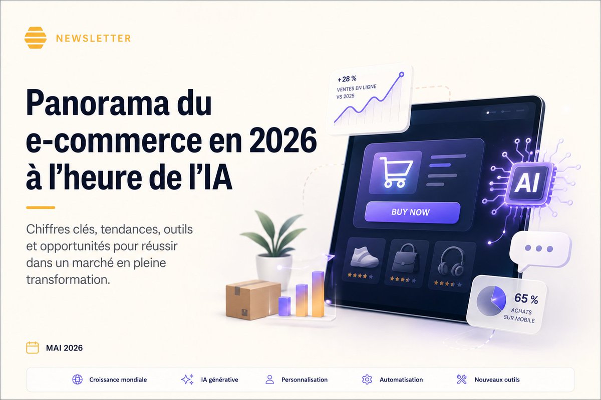 ObjectifEcom_IA's tweet photo. Panorama e-commerce 2026 : IA et tendances https://t.co/uY7sqpkX9a https://t.co/xCN6XHGNZQ