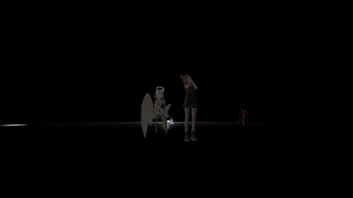 takecha_vr's tweet photo. 真っ暗な空間で光が飛び回っていろんなところから音が聞こえて楽しかった~VRで楽しむイベントでとてもよかった
#vectorphony https://t.co/zVQRQWSRJr