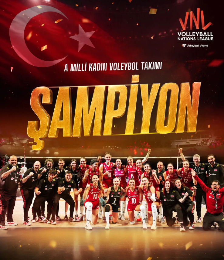 BanTicBor's tweet photo. A Milli Kadın Voleybol Takımı, FIVB Milletler Ligi finalinde Brezilya'yı 3-1 yenerek şampiyon oldu. A Milli Kadın Voleybol Takımımızı tebrik ediyor başarılarının devamını diliyoruz. https://t.co/rjeCJbCdDQ