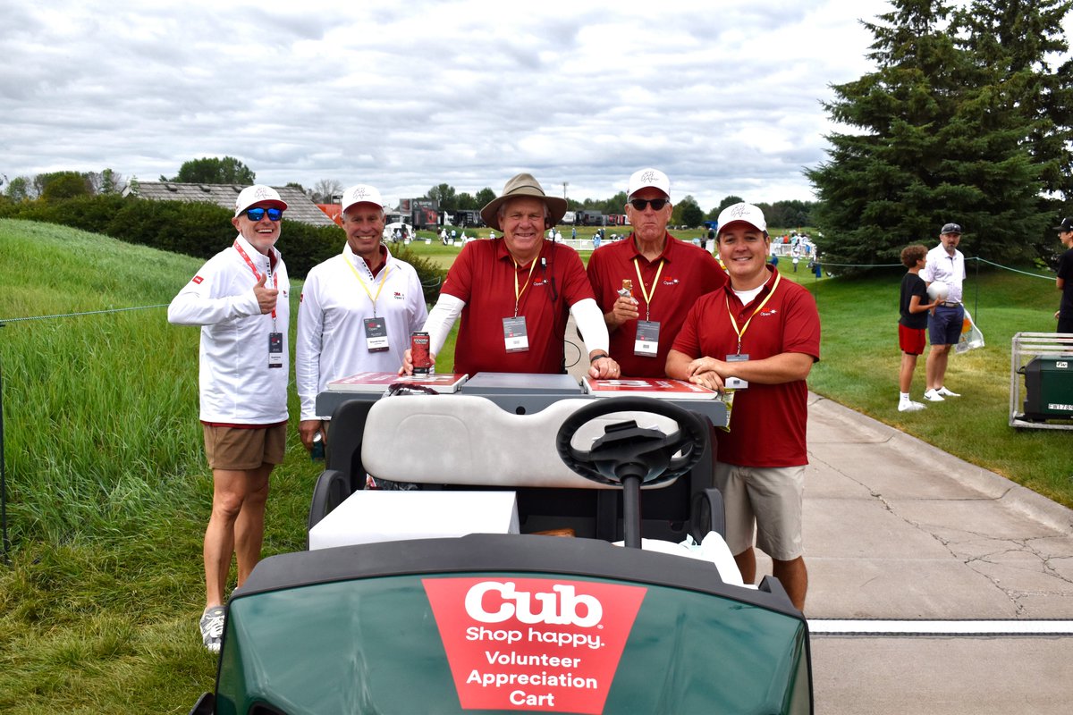 3MOpen's tweet photo. To our incredible volunteers, thank you for the energy, time, and dedication you bring to the #3MOpen. ❤️
And thank you to Cub for keeping our volunteers fueled with the Volunteer Appreciation Cart! https://t.co/0pYkDx59ol