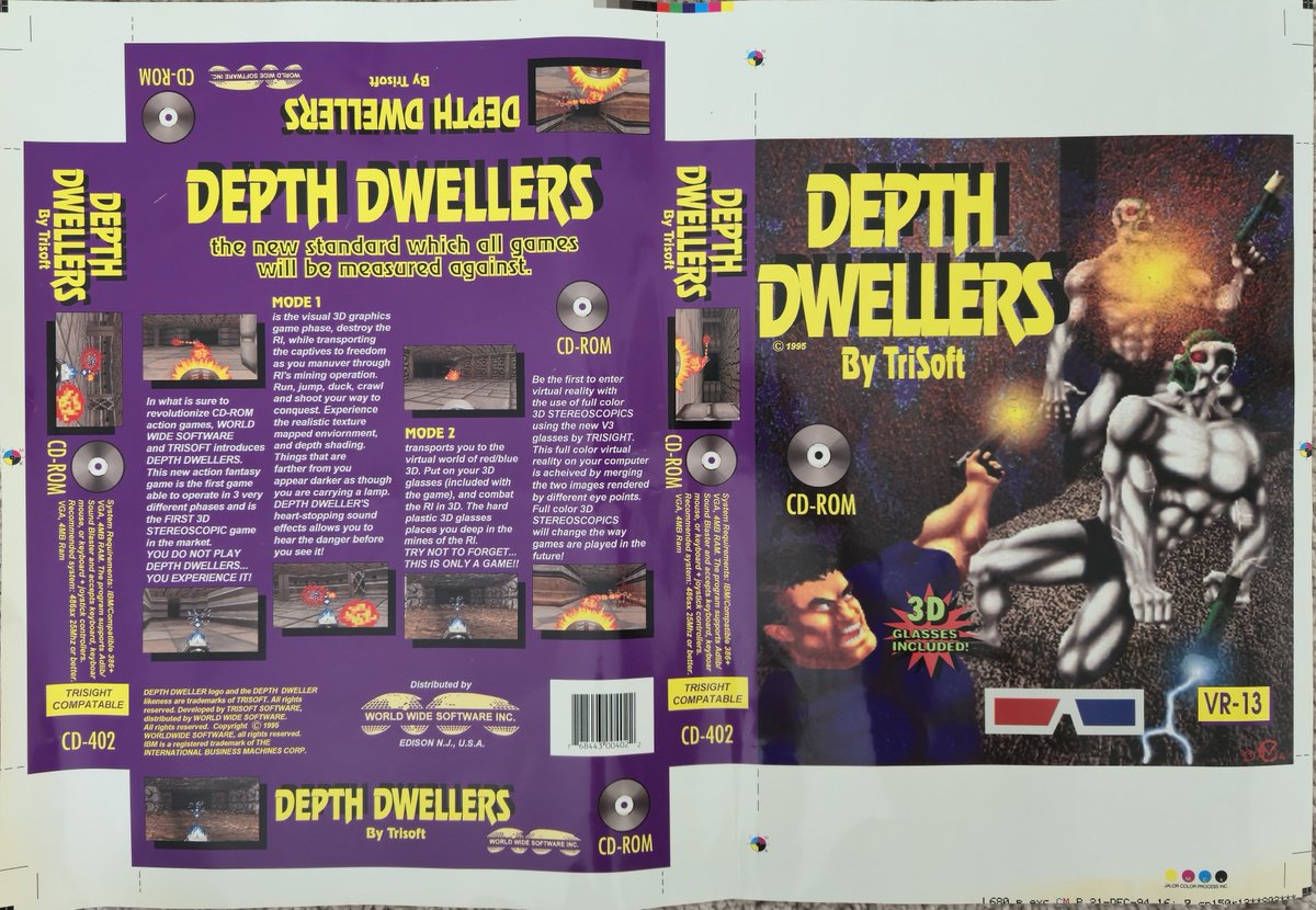 SlappyCromwell's tweet photo. Good news, my fellow Depth Dwellians! The developer of the in-development Depth Dwellers remaster posted photos of the game's original box sample as well as the rare Spanish edition!
Truly, we may live to see the day of the long-awaited Depth Dwellers big box rerelease. #awsome https://t.co/S82cYVOFY9