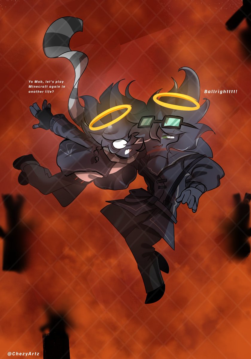 litivar's tweet photo. I want some of y'all to get the reference...
#thatmobfanart
#Twixxel https://t.co/K3HuQ0VADe