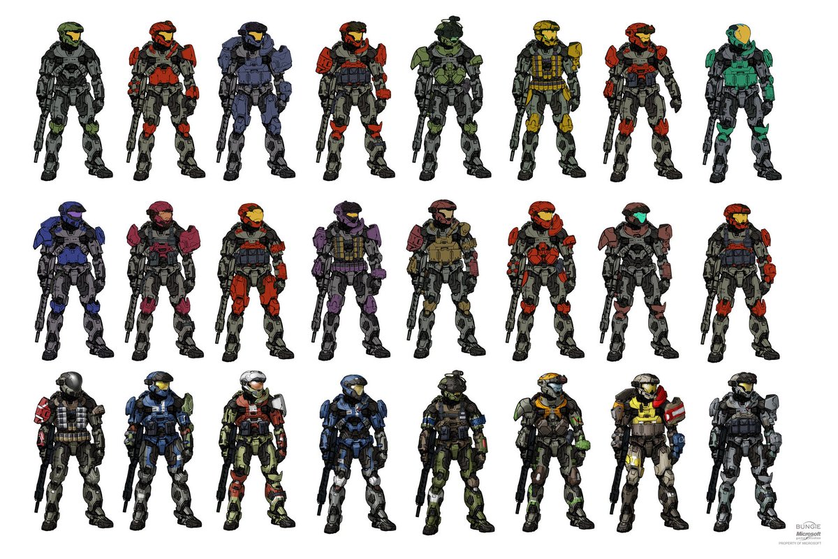 NilesSankey's tweet photo. During Halo Reach we proposed occasionally seeing other Spartan NPC fighting, using the armor customization system to randomize their armor permutations.

We were told that this wasn't feasible b/c of memory (maybe true), but I suspect the real reason was that leadership wanted Noble team to feel "special" and seeing other Spartans in the game would diminish this.

One of my biggest "I wish we shipped that feature" for Reach.