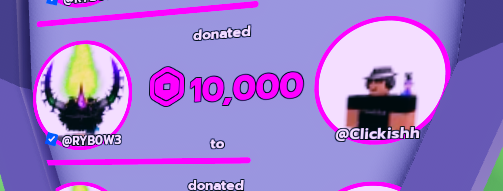 clickishh's tweet photo. Donation central be poppin, another 10k🔥 https://t.co/1q68yWHcno
