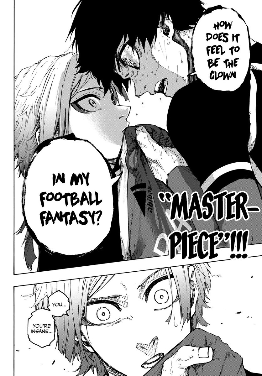 Arieslikesbllk's tweet photo. This scene is gonna break the internet when it gets animated

Also look how Kaiser is taking this humiliation by Isagi like a good boy despite having a grip strength of 80 kg

Don't save him
He's right where he wants to be https://t.co/3V4Dcb14HO