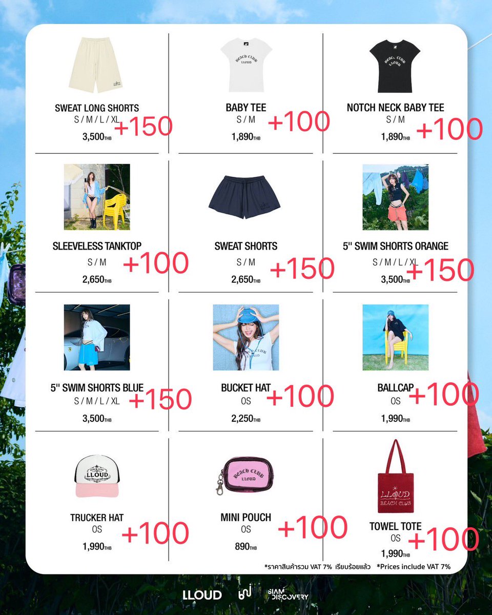 ltntbus's tweet photo. รับหิ้วงาน LLOUD BEACH CLUB POP-UP IN BANGKO

🎀มัดจำได้ 50% ของหมดคืนเงินทันที

👉🏻 28/7 รอบ 12.00น.

‼️ค่าส่งตามจริง

🍒มีราคาผ่อนทุกชิ้น สอบถามได้คับ

Line: @591usolc (มี@)

#LISA #LLOUD
#LLOUDBEACHCLUB_BANGKOK
#BNJ #SiamDiscovery #ONESIAMMember
#ONESIAM #AccessTheExtraordinary https://t.co/e09C3VhSVw