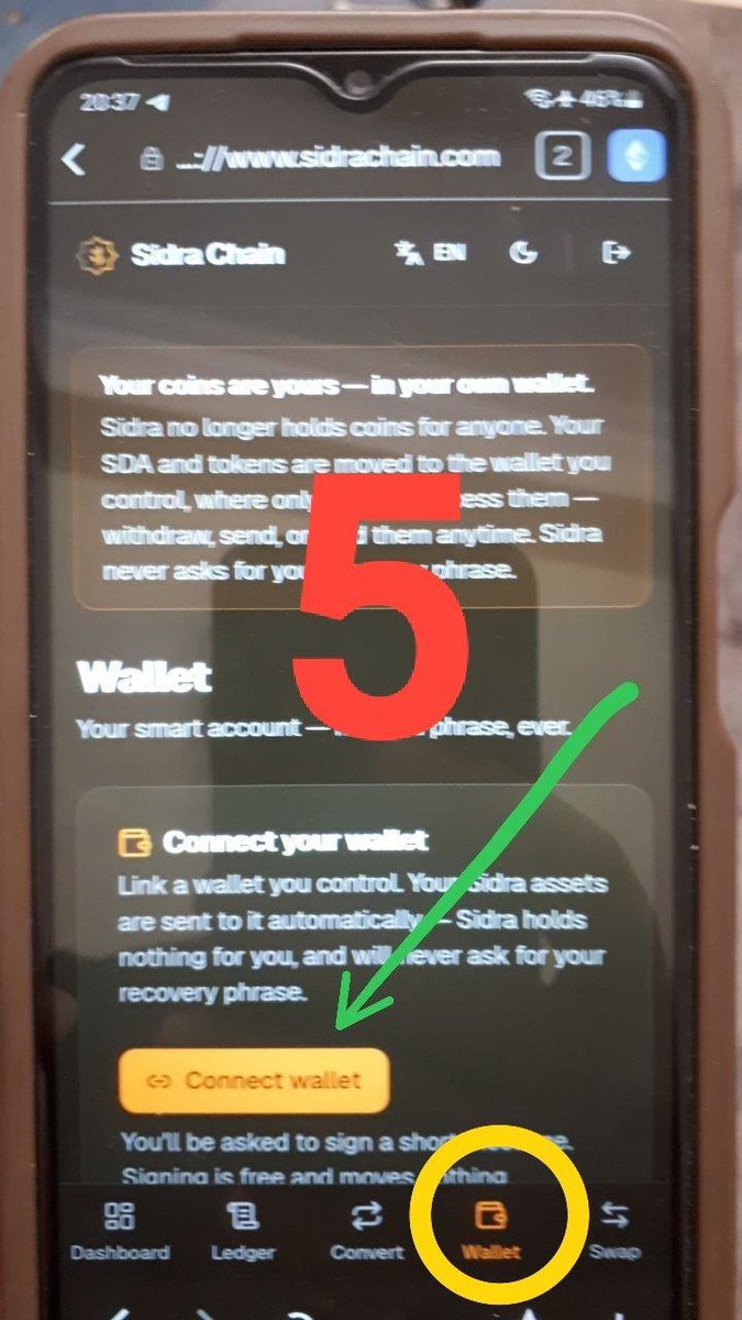 sidra_hub's tweet photo. How to Connect Your Sidra Wallet to MetaMask
( continue).

After adding the Sidra Network to your MetaMask wallet:

Once connected successfully, your Sidra account will be linked to your MetaMask wallet. https://t.co/uKboqo0rBR