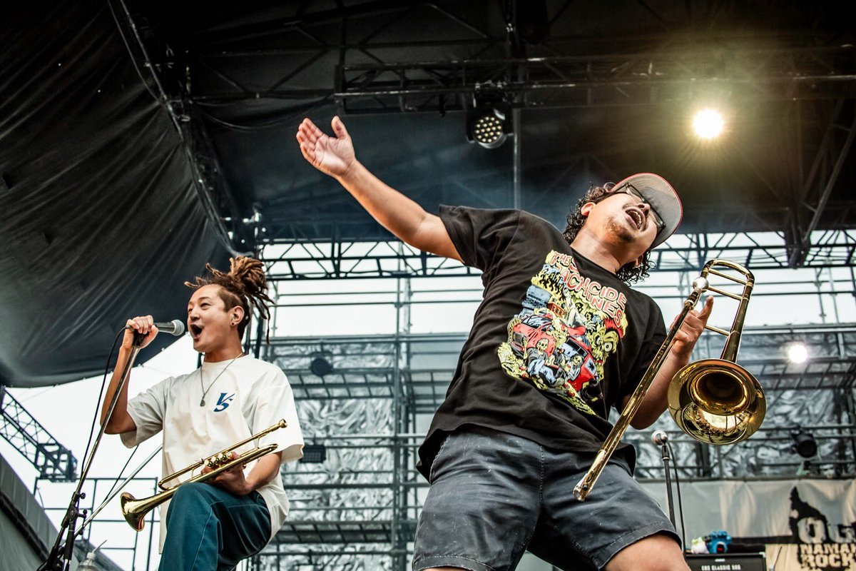 kenmorgan1979's tweet photo. 7/26(日) 秋田県 男鹿市船川港内特設ステージ
“OGA NAMAHAGE ROCK FESTIVAL vol.15”

男鹿に戻ってこれて本当に最高👹
最強のバンドマンたちが集まる日
また来年！

📸 by @HayachiNne https://t.co/i7m53LFyCu