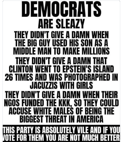 RockyMtMama1's tweet photo. And they are getting sleazier by the day with their so called DSA. This will totally destroy all our American Values. Congress WAKE UP pass the SAVE ACT so we can vote them out without the fear of watching them cheat right in front of our faces https://t.co/KtPTkO3OQN