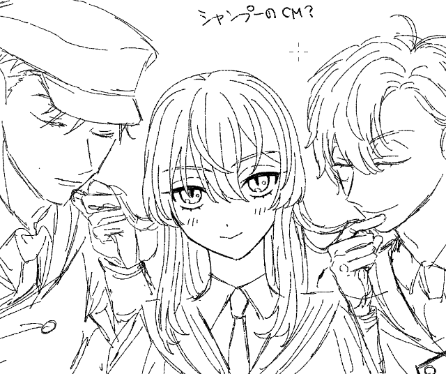 inumendaco's tweet photo. 3人の絡みと言われると営業になってしまうため貧困な発想が悲しいのでボツ https://t.co/qXLVYgGTID