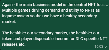 unclefunkdrew's tweet photo. This is how we prepare for a token launch.
Not with fake pump and dump hype for a bunch of short-sighted vampires to suck the blood out of our community.

When the ecosystem has at least 1000 genuine DAU, we can do a phased, whitelist-locked, asset-backed, token release schedule. 

We are a gaming ecosystem for gamers, not a blood bank for sociopathic degen opportunists.