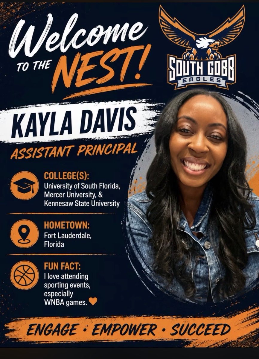 KayCDavis24's tweet photo. Looking forward to this new journey! 🦅 https://t.co/T5lKwVK9So