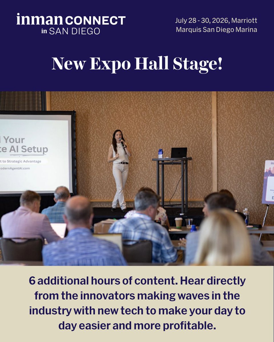 InmanConnect's tweet photo. We'll see you this week in San Diego.

#InmanConnect #InmanConnectSanDiego #ICSD26 #TheResetIsHere https://t.co/89oeqBX9AT