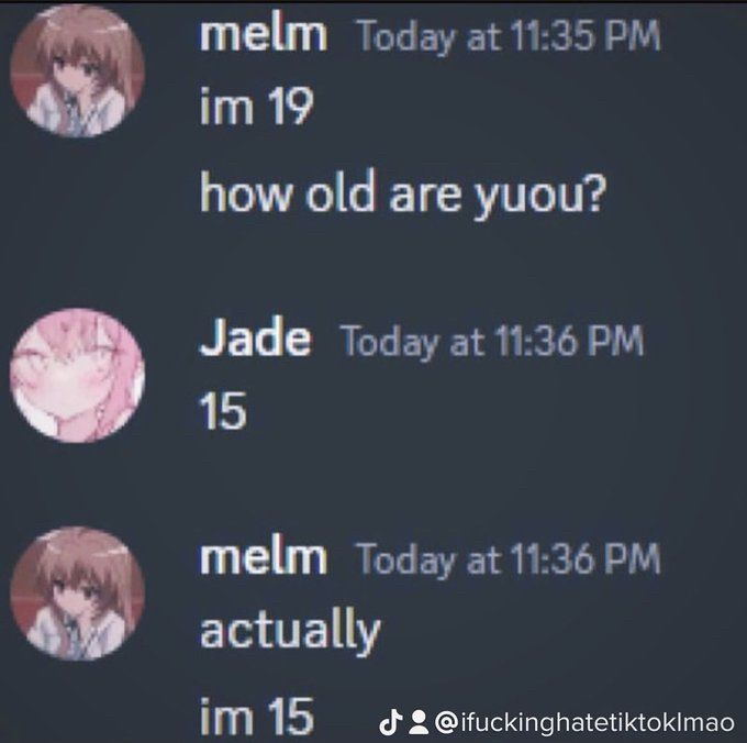 Discord Messages With Threatening Auras tweet media