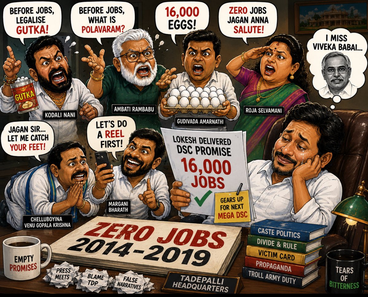 iTDP_Official's tweet photo. 16,000 dreams appointed by @naralokesh.

@ysjagan and his bunch of YCP losers left disappointed..

#YSRCPNeverAgain #AndhraPradesh https://t.co/u4kePsOXTy