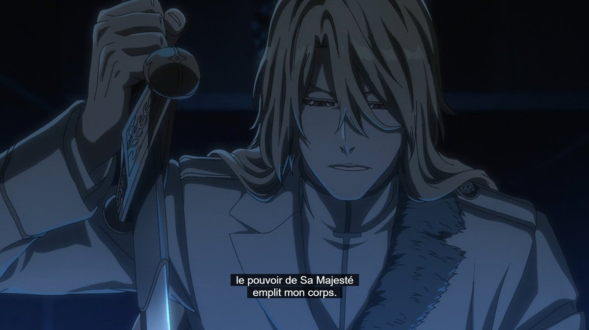 SchelHime's tweet photo. Jugram s'enfonce dans son rôle de bras droit et se noie dans les pouvoirs de Yhwach pour fuir sa douleur et se convaincre qu'il a fait le bon choix après son combat contre Bazz-B. En plus de compléter le propos de Kubo sur les divinités, ça rendra sa conclusion encore meilleure https://t.co/HSQPI2bfWB