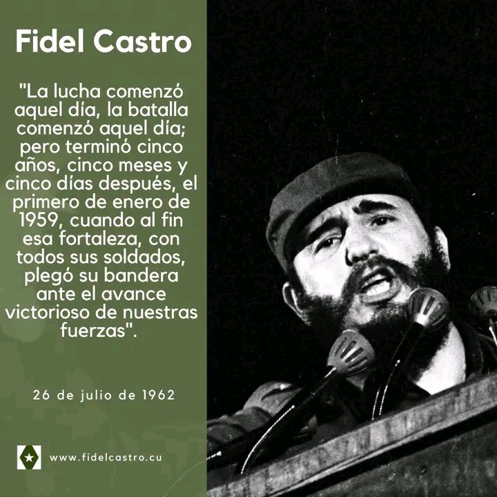 SuminitrosCFG's tweet photo. 🇨🇺 73 Aniversario de los Asaltos a los Cuarteles Moncada y Carlos Manuel de Céspedes

Hoy, 26 de julio, recordamos la gesta heroica que encendió la llama de la rebeldía y abrió el camino hacia la libertad definitiva de nuestra Patria.

¡Gloria eterna a los héroes del 26 de julio! https://t.co/uY3KU66mq0